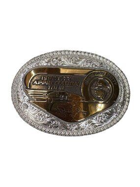 Richard Petty 1992 Fan Appreciation Tour Belt Buckle Gist Solid Bronze #43 STP